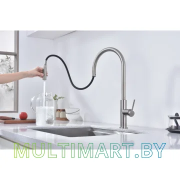 Смеситель Paulmark Senso Se215180-BS (брашированная сталь) картинка 10